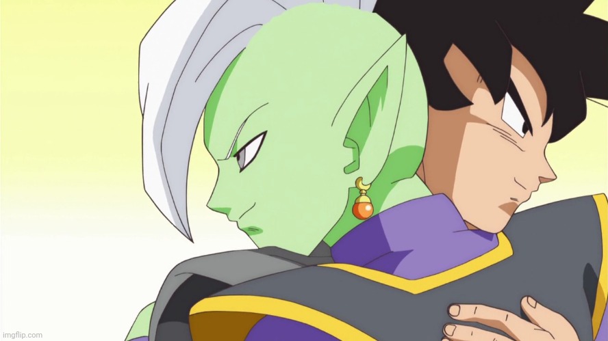 Zamasu Hug | image tagged in zamasu hug | made w/ Imgflip meme maker