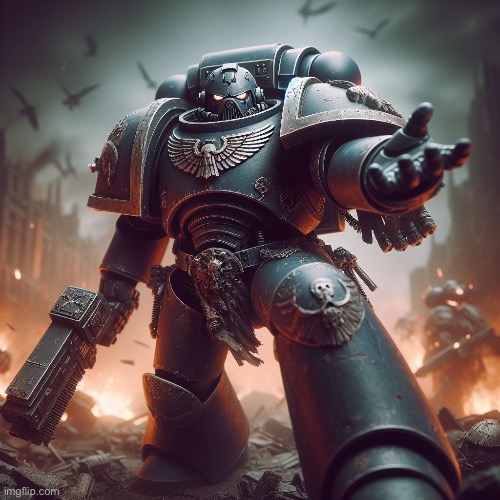 space marine join me brother | image tagged in space marine join me brother | made w/ Imgflip meme maker