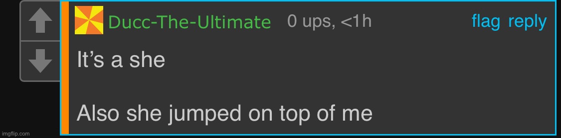 Ducc's gf is on another level | made w/ Imgflip meme maker