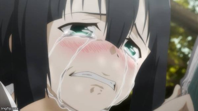 Tougou Crying | image tagged in tougou crying | made w/ Imgflip meme maker