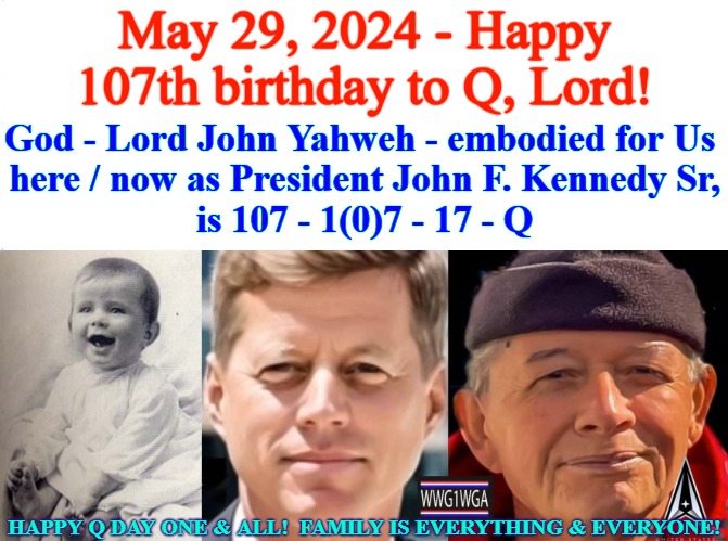 Happy 107th Birthday Lord John Yahweh President JFK - Imgflip