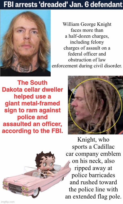 Knight Rioter | image tagged in assault,domestic terrorist,treason,tuff louse when in a crowd,loser continues his losing streak | made w/ Imgflip meme maker