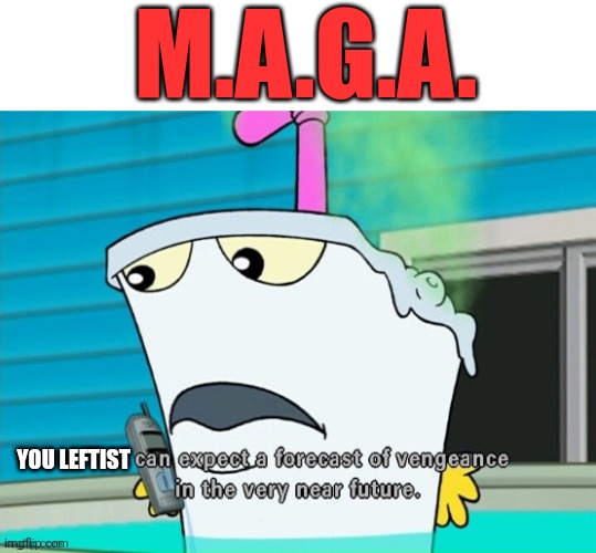 A Reckoning Is A Comin | M.A.G.A. YOU LEFTIST | image tagged in maga,donald trump,america first | made w/ Imgflip meme maker