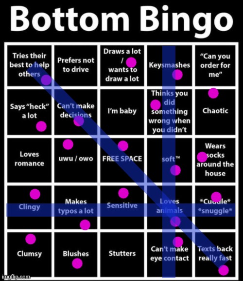 3 bingos | image tagged in bottom bingo | made w/ Imgflip meme maker