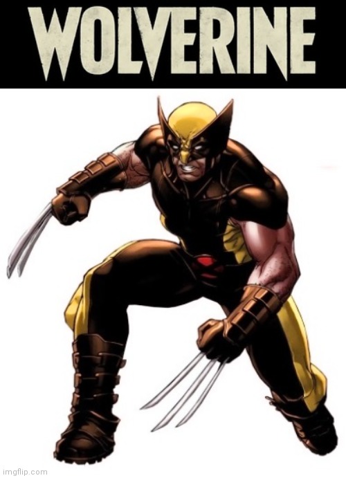 Wolverine brown & tan | image tagged in wolverine,x men | made w/ Imgflip meme maker