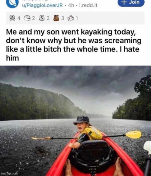 Kayaking Blank Meme Template