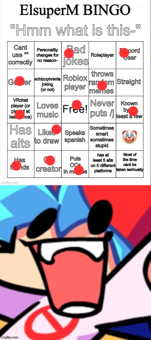Bingo | made w/ Imgflip meme maker