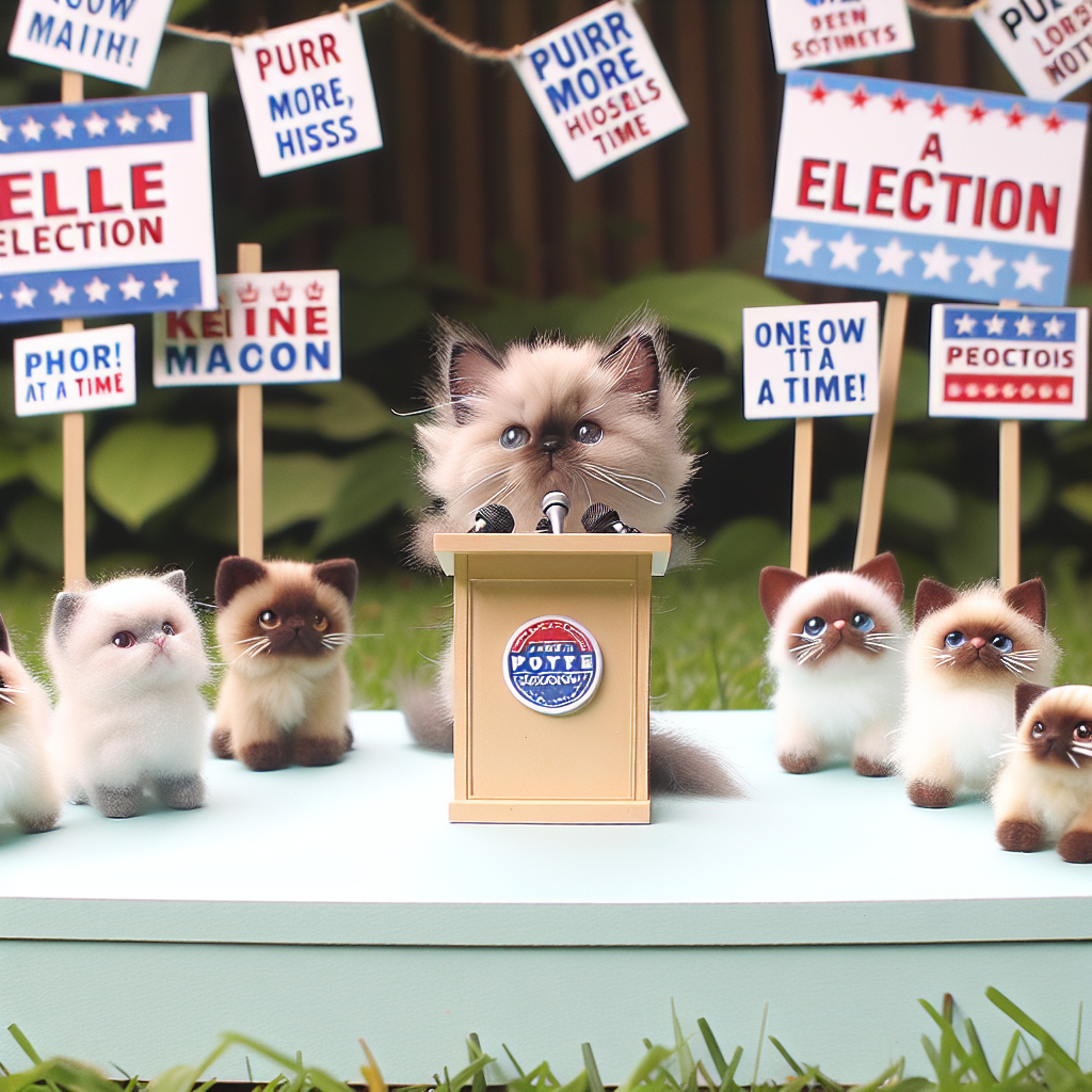 kitten election Blank Meme Template