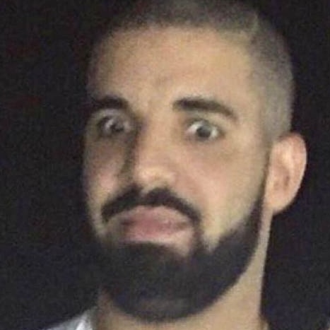 High Quality Shocked Drake Blank Meme Template