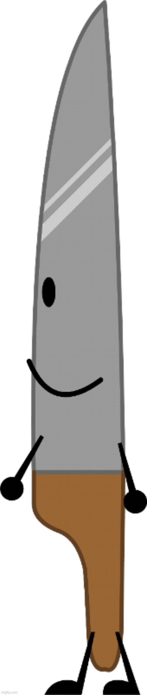 Knife from Inanimate Insanity but he's in BFDI | made w/ Imgflip meme maker