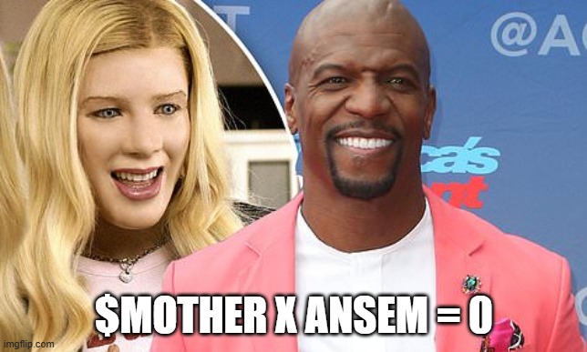 Mother | $MOTHER X ANSEM = 0 | image tagged in mother | made w/ Imgflip meme maker