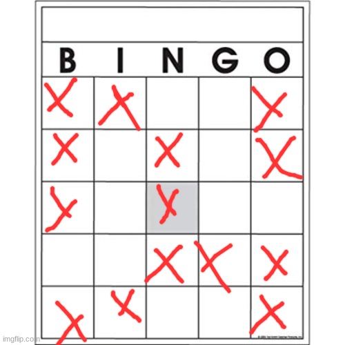 I was so close | image tagged in blank bingo card | made w/ Imgflip meme maker