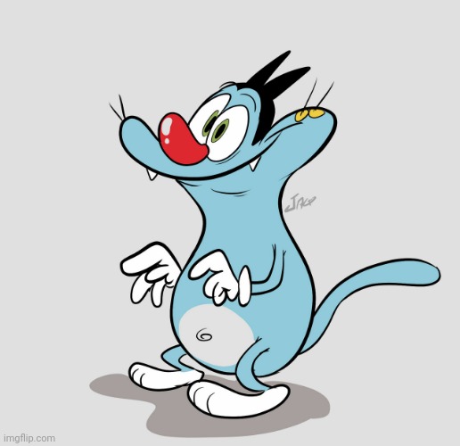 Oggy (Art by JAQartDood) | made w/ Imgflip meme maker