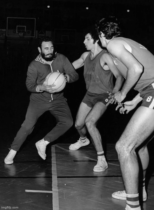 Fidel Castro was ballin (photo from 1972) | made w/ Imgflip meme maker