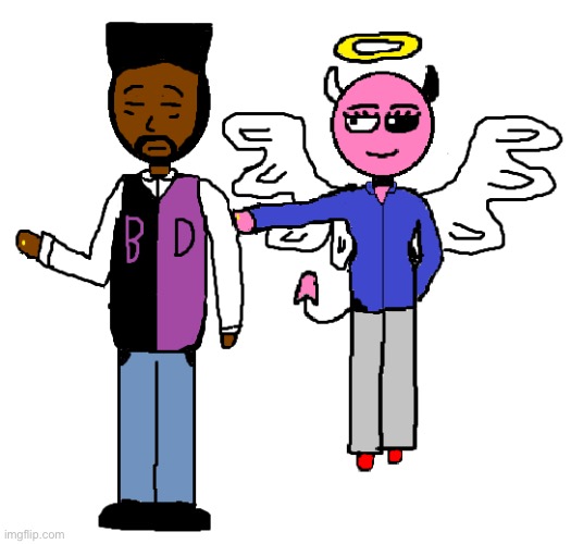 Meet my new OCs - Christopher Muzira and Natyu Muzira. Can’t figure out description and history, but rp with these two anyways | made w/ Imgflip meme maker