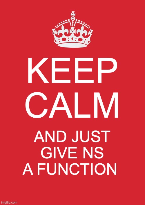 Keep Calm And Carry On Red | KEEP CALM; AND JUST GIVE NS A FUNCTION | image tagged in memes,keep calm and carry on red,norfolk southern,railroad,trains | made w/ Imgflip meme maker