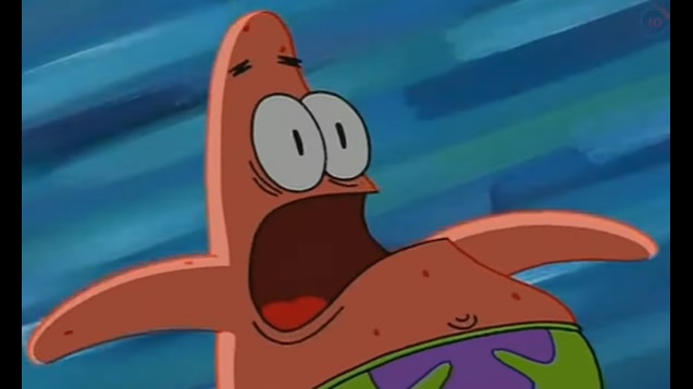 Patrick scream Blank Meme Template