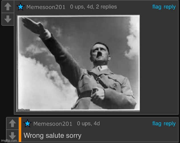 Wrong salute | made w/ Imgflip meme maker