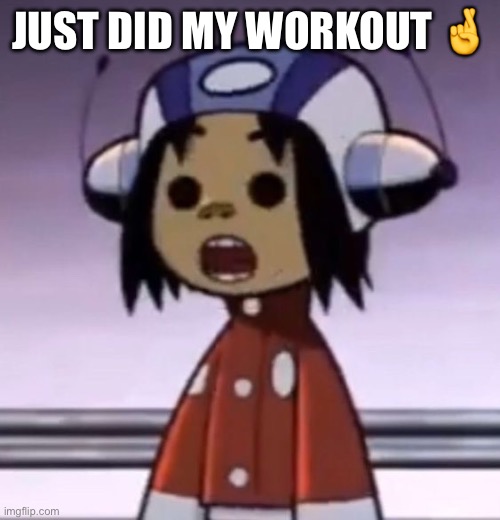 :O | JUST DID MY WORKOUT 🤞 | image tagged in o | made w/ Imgflip meme maker