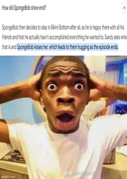 That's CRAZY! | image tagged in shocked black guy,spongebob,sandy cheeks,shocked | made w/ Imgflip meme maker