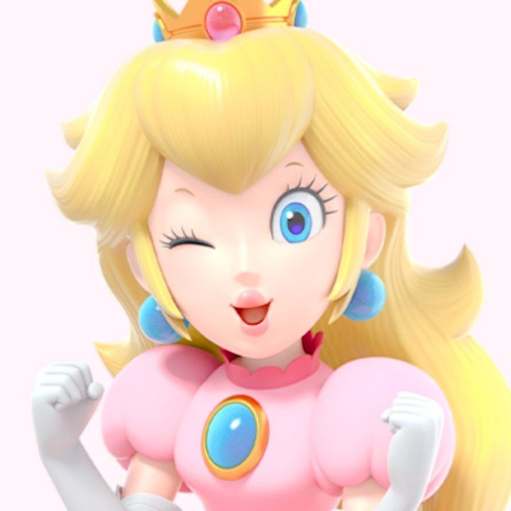 High Quality princess peach Blank Meme Template