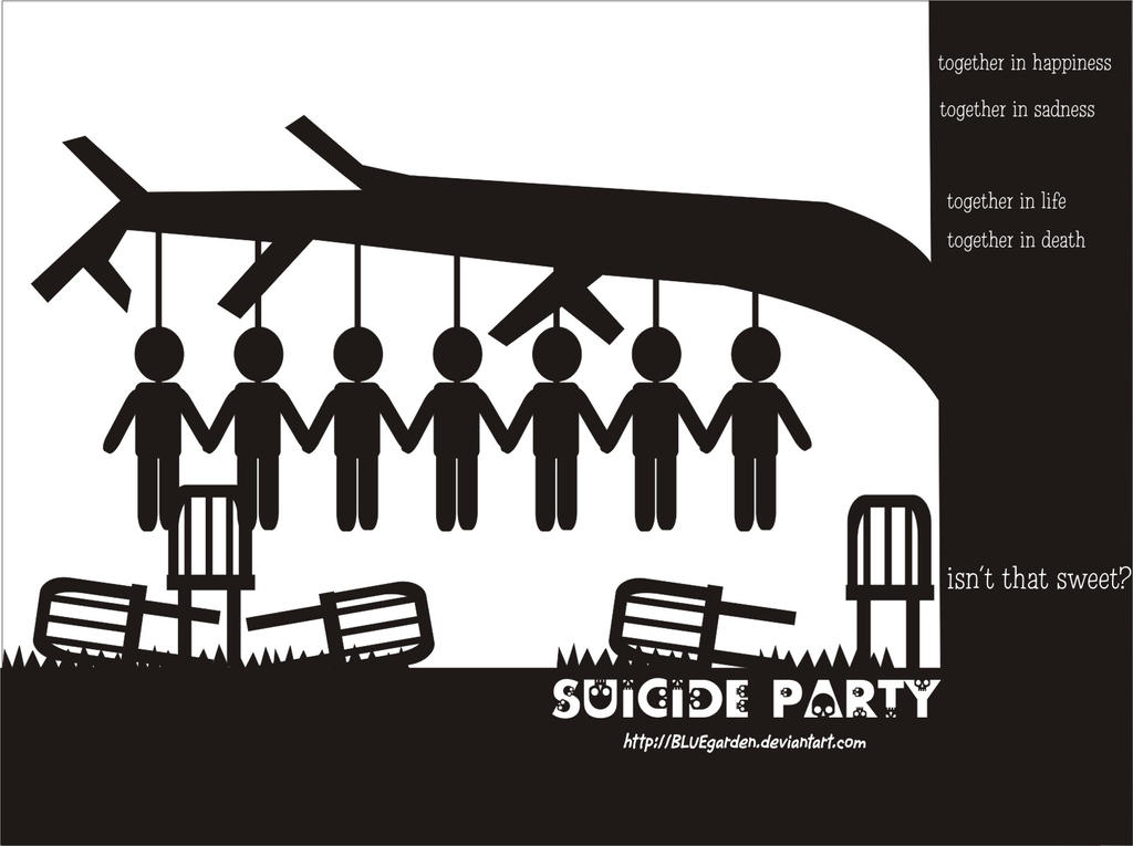 Suicide party Blank Meme Template