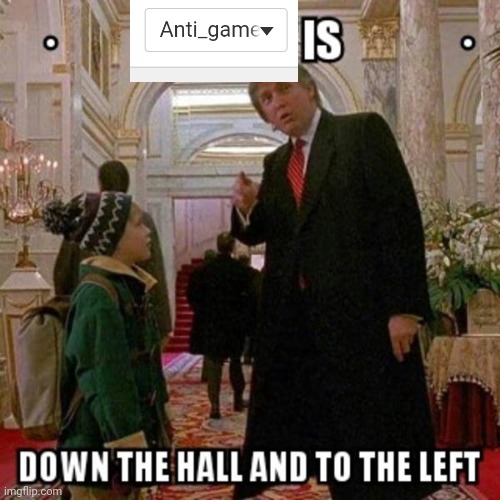Stream slander | image tagged in fun stream is down the hall to the left | made w/ Imgflip meme maker