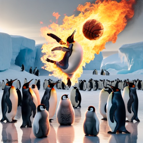 penguin ballin | image tagged in penguin ballin | made w/ Imgflip meme maker