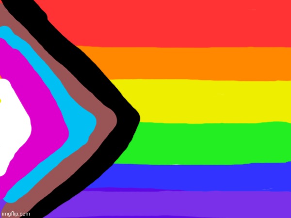 I drew the pride flag | made w/ Imgflip meme maker