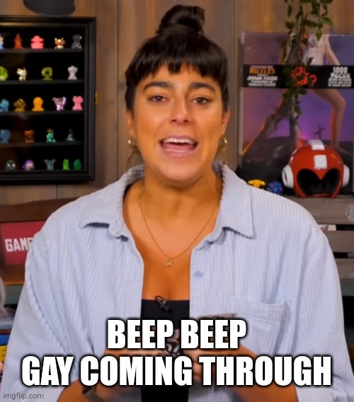 Smosh Amanda Coming Through | BEEP BEEP
GAY COMING THROUGH | image tagged in smosh,gay | made w/ Imgflip meme maker