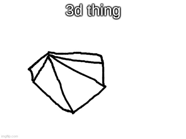 3d thing | made w/ Imgflip meme maker