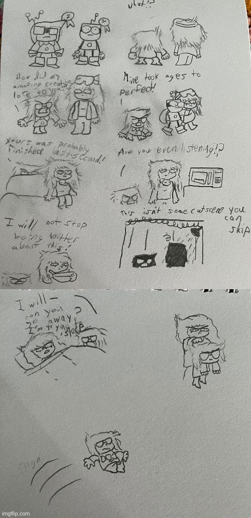 Crappy comic that I drew | made w/ Imgflip meme maker