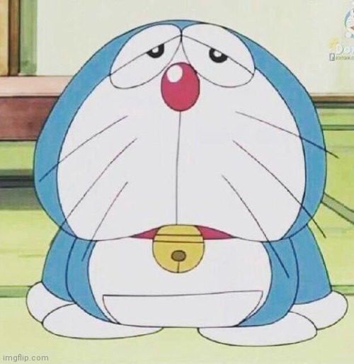 Doraemon tired | image tagged in doraemon,anime,manga | made w/ Imgflip meme maker