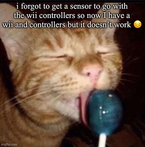 silly goober 2 | i forgot to get a sensor to go with the wii controllers so now I have a wii and controllers but it doesn’t work 😔 | image tagged in silly goober 2 | made w/ Imgflip meme maker