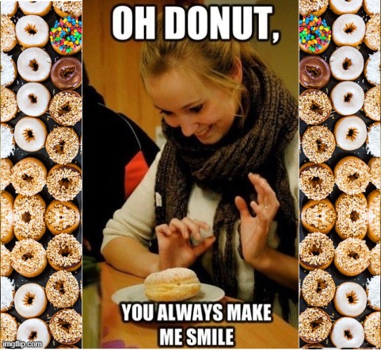 The Anticipation of Ultimate Deliciousness | image tagged in vince vance,donuts,dunkin donuts,jelly donuts,memes,cops and donuts | made w/ Imgflip meme maker