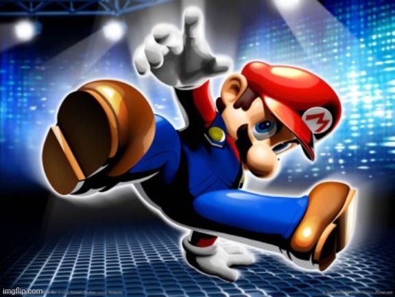 Dance Break Mario | image tagged in dance break mario | made w/ Imgflip meme maker