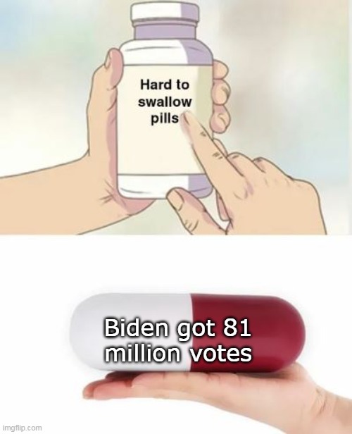 Biden got 81 million votes | made w/ Imgflip meme maker