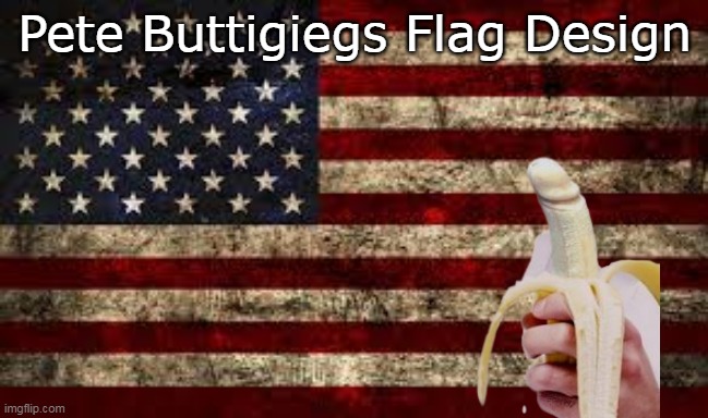 Pete Buttigiegs Flag Design | made w/ Imgflip meme maker
