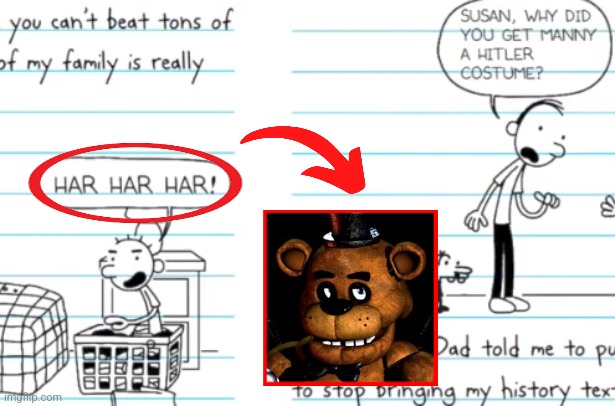 Har har har | image tagged in diary of a wimpy kid,name soundalikes,shitpost,memes,funny | made w/ Imgflip meme maker