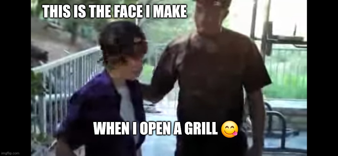 Opening a grill | THIS IS THE FACE I MAKE; WHEN I OPEN A GRILL 😋 | image tagged in justin beiber,diddy | made w/ Imgflip meme maker