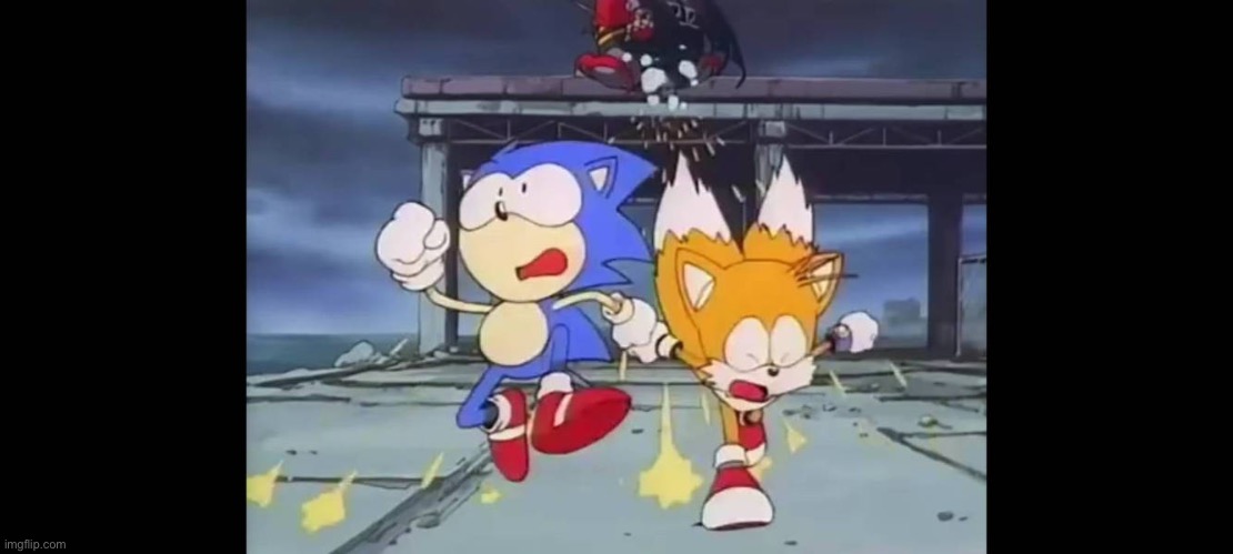 Caption this | image tagged in sonic tails running | made w/ Imgflip meme maker