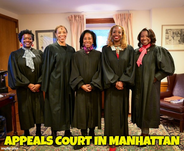 Manhattan Appeals Court | APPEALS COURT IN MANHATTAN | image tagged in nyc,new york,new york city,government corruption,make america great again,maga | made w/ Imgflip meme maker