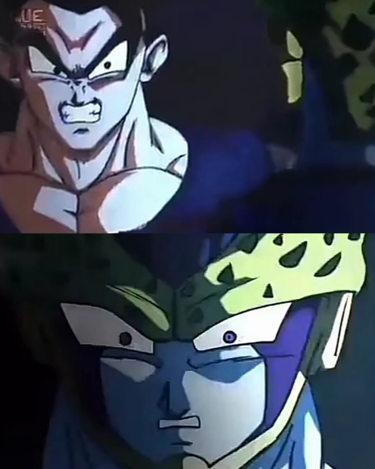 Gohan tweakin (reversed) Blank Meme Template