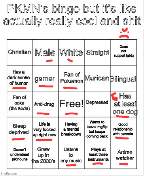 5 dogs | image tagged in pkmn s bingo | made w/ Imgflip meme maker