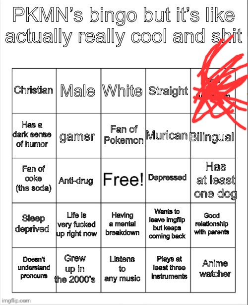 PKMN’s bingo | image tagged in pkmn s bingo | made w/ Imgflip meme maker