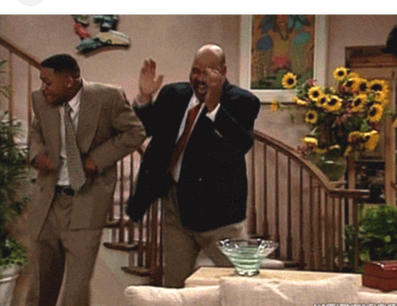 Will Smith Dances With Uncle Phill Blank Meme Template