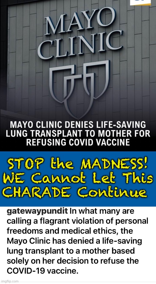 It’s June 2024!   How can this be?! | STOP the MADNESS!
WE Cannot Let This
CHARADE Continue | image tagged in memes,vax,medical tyranny,freakin leftists in charge,all participants going to hell,fjb voters leftists kissmyass | made w/ Imgflip meme maker
