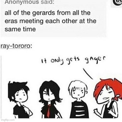 image tagged in gerard way,gay,yeah,danger days | made w/ Imgflip meme maker