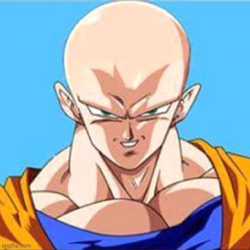 Ok real gn | image tagged in goku calvo | made w/ Imgflip meme maker