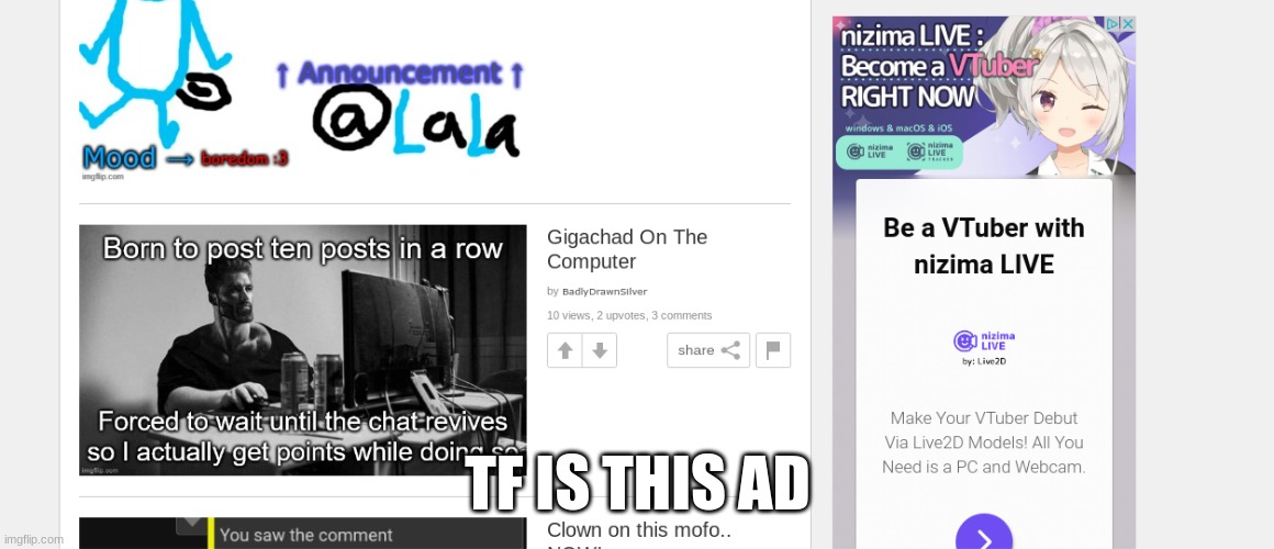 TF IS THIS AD | made w/ Imgflip meme maker